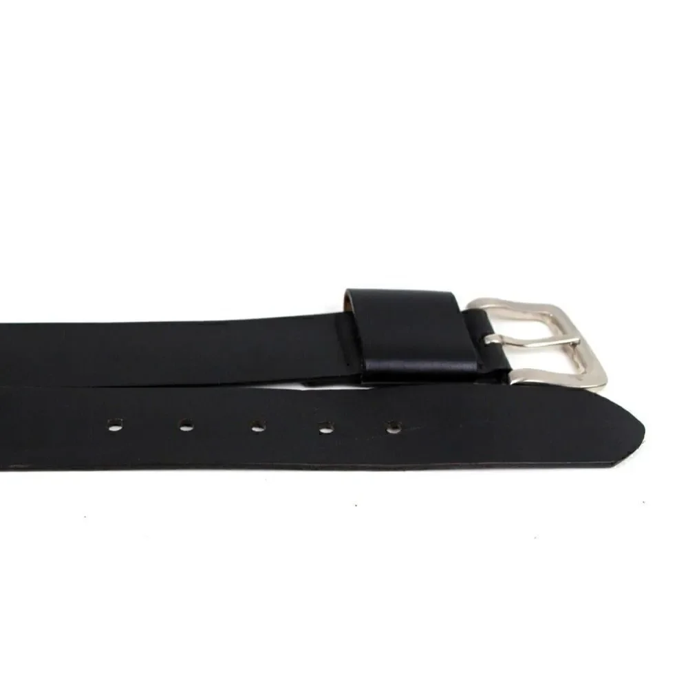 SADDLE BLACK GENUINE LEATHER 1.5